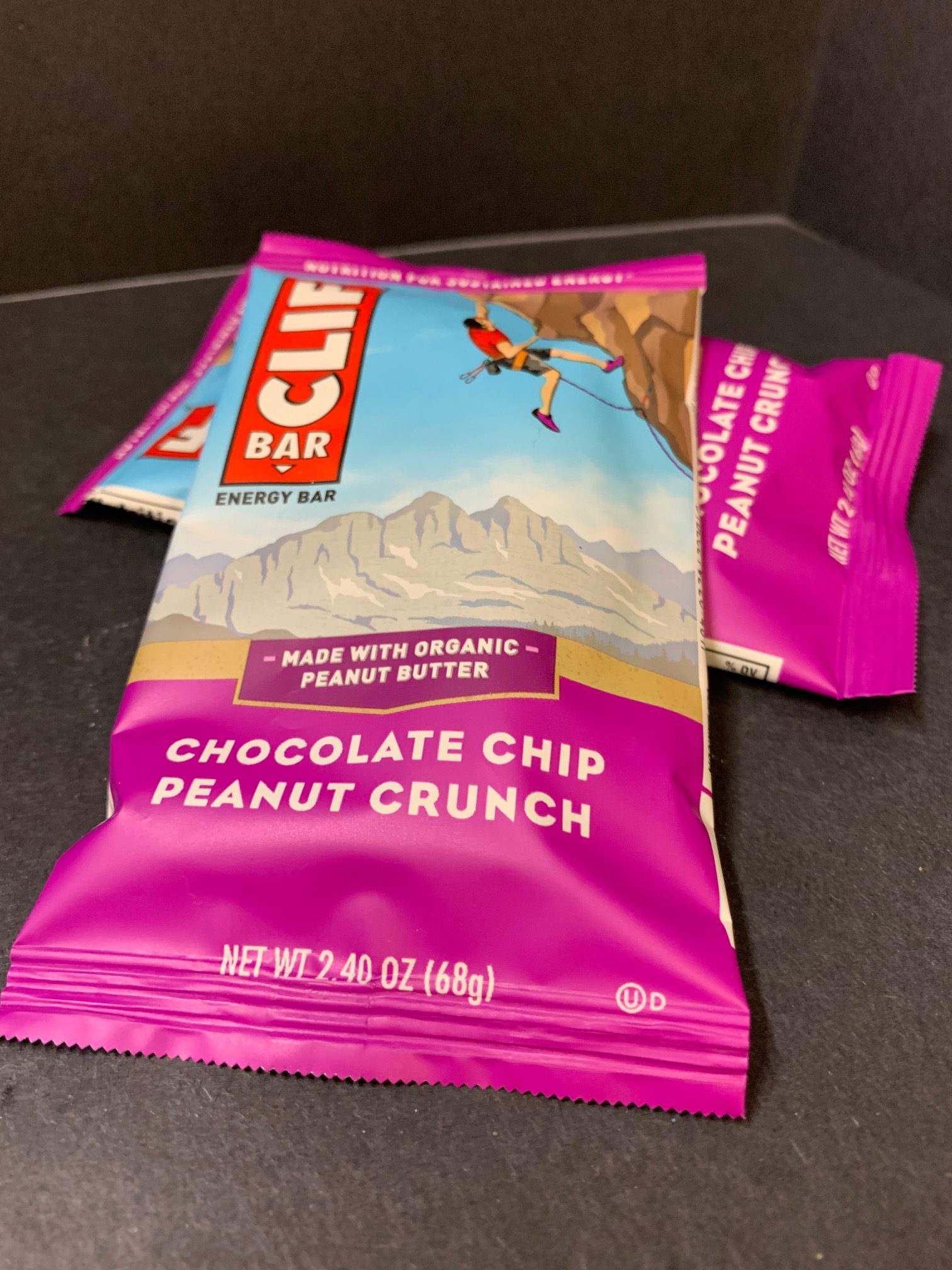 Cliff bar-chocolate chip peanut crunch